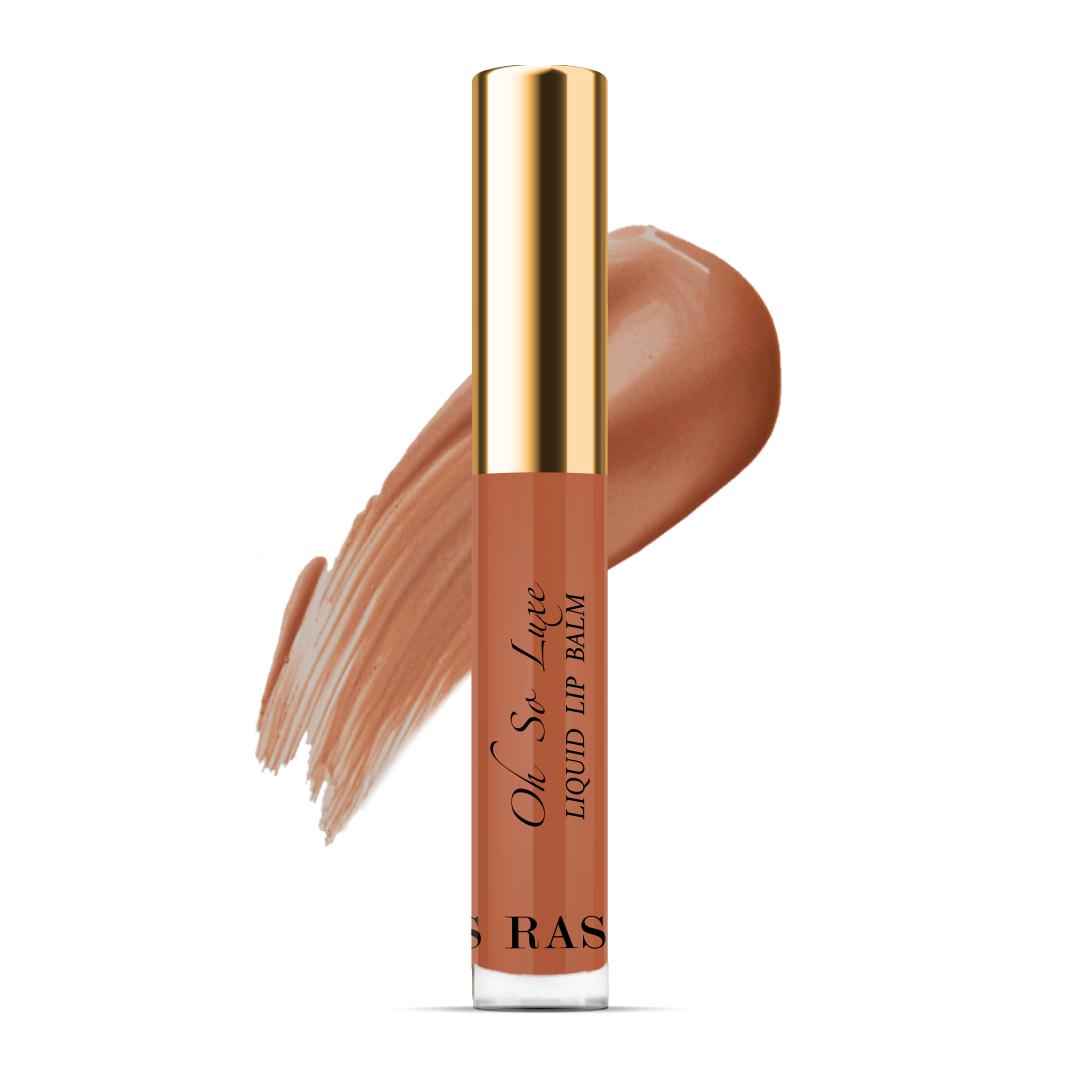 Oh-So-Luxe Tinted Liquid Lip Balm Oil - Caramel Nude Brown