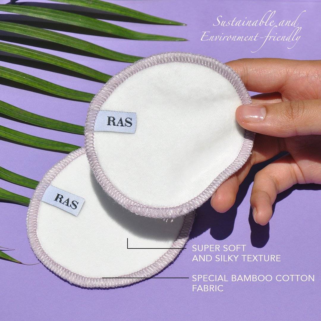 Reusable Bamboo Cotton Facial Pads